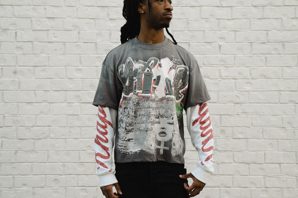 Double Layered Longsleeve Abstract