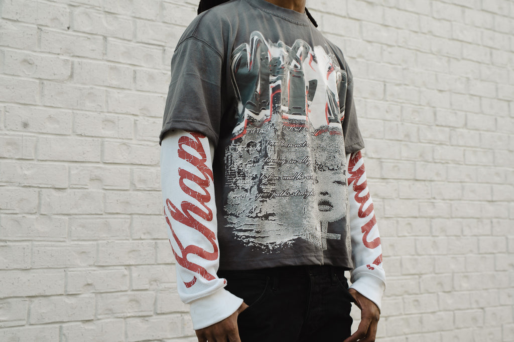 Double Layered Longsleeve Abstract