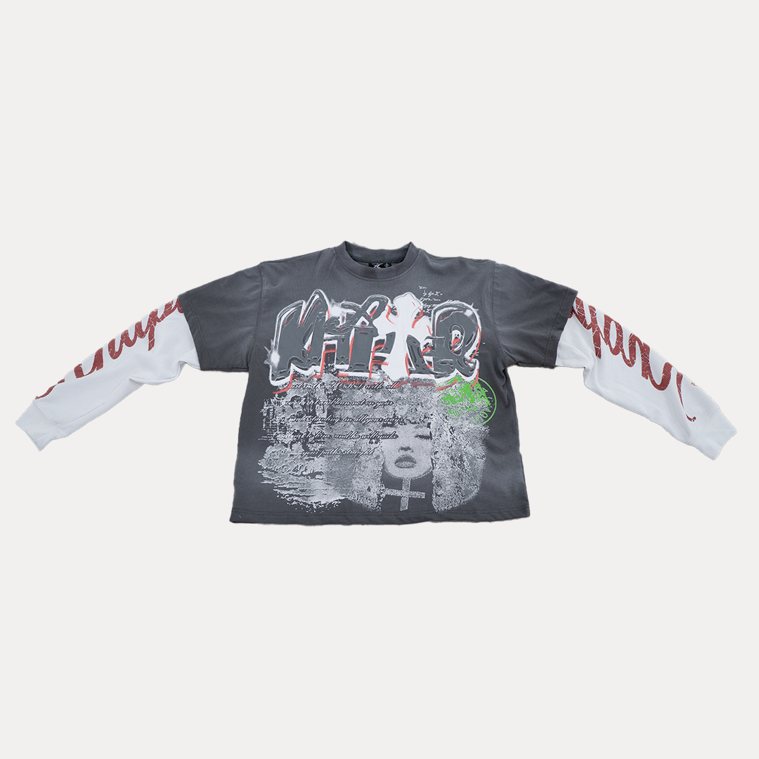 Double Layered Longsleeve Abstract – FallenSoulsATL